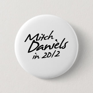 Macaron Rond 5 Cm Autographe de MITCH DANIELS 2012
