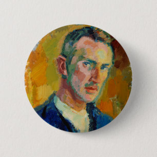 Macaron Rond 5 Cm Autoportrait (par Magnus Enckell)