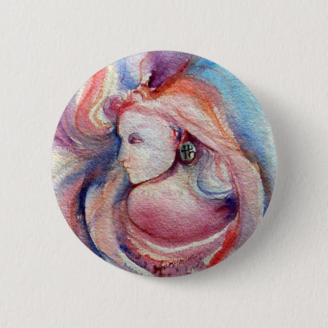 Macaron Rond 5 Cm AVALON / Magie et mystère (Devant)