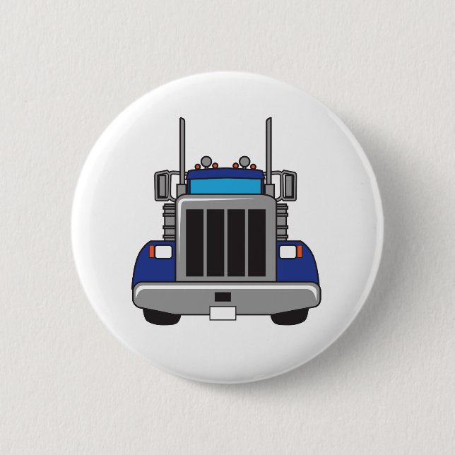 MACARON ROND 5 CM AVANT DU CAMION SEMI (Devant)