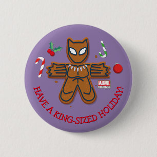 Macaron Rond 5 Cm Avengers Saisonniers   Cookie Black Panther