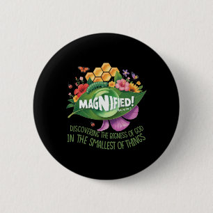 Macaron Rond 5 Cm Aventure Vbs 2025 des insectes les plus petits gro