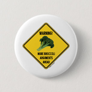 Macaron Rond 5 Cm Avertissement ! Plus d'humour de signe d'arguments