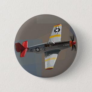 Macaron Rond 5 Cm Aviateurs de Tuskegee
