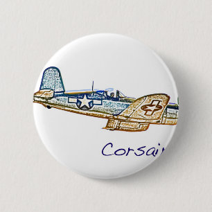 Macaron Rond 5 Cm Avions Convair de la guerre mondiale 2