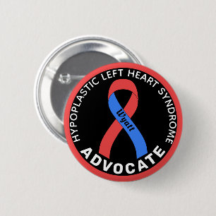 Macaron Rond 5 Cm Avocat du syndrome cardiaque gauche hypoplastique