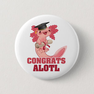 Macaron Rond 5 Cm AXLOTL GRADUT ALOTL AXOLOTL Classic