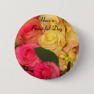 Macaron Rond 5 Cm Ayez un beau bouton Day_Button_by Elenne