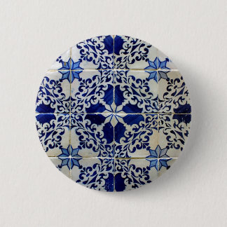 Macaron Rond 5 Cm Azulejos, Portuguese Tiles
