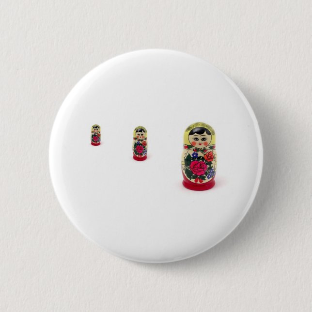 Macaron Rond 5 Cm babushka (Devant)