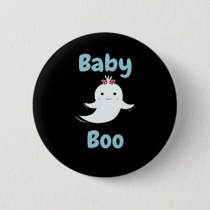 Macaron Rond 5 Cm Baby Boo Cute Halloween Cadeau Enfants Ou Couples