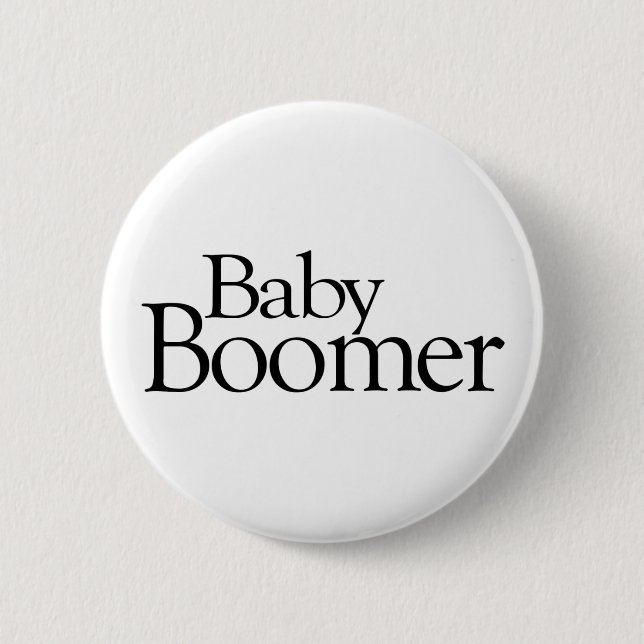 Macaron Rond 5 Cm Baby boomer (Devant)