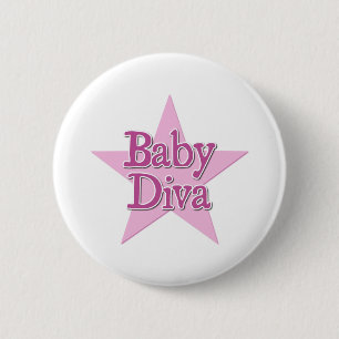 Macaron Rond 5 Cm Baby Diva