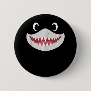 Macaron Rond 5 Cm Baby Shark Halloween