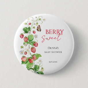 Macaron Rond 5 Cm Baby shower Berry Sweet Strawberry