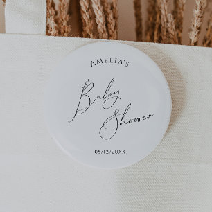 Macaron Rond 5 Cm Baby Shower Genre Neutre Fantaisiste