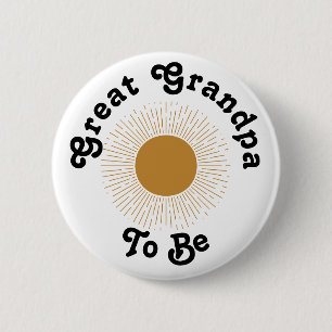 Macaron Rond 5 Cm Baby shower Grand Grand-Père D'Être Ici Vient Le F
