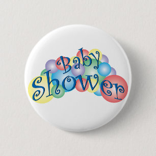 Macaron Rond 5 Cm Baby shower pétillant