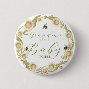 Macaron Rond 5 Cm Baby to Bee Baby shower Membre de la famille