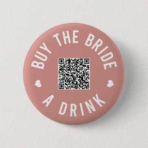 Macaron Rond 5 Cm Bachelorette Acheter L'Épouse Un Verre Venmo QR Co