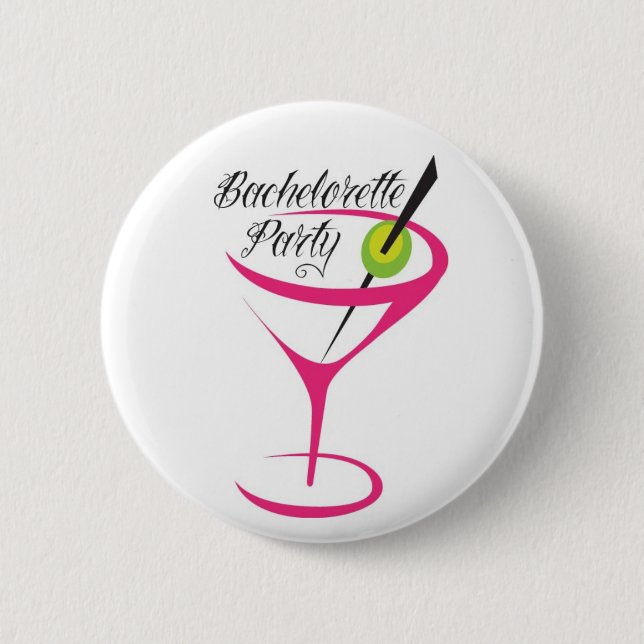 Macaron Rond 5 Cm Bachelorette Party_Button (Devant)
