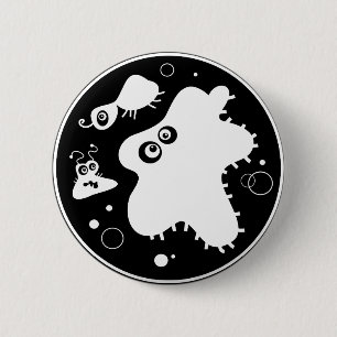 Macaron Rond 5 Cm Bactéries