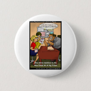 Macaron Rond 5 Cm Bad Day Trader Drôle Cadeaux Tee - shirt Cartes de
