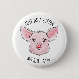 Macaron Rond 5 Cm Baguette à lèvres sur un porc