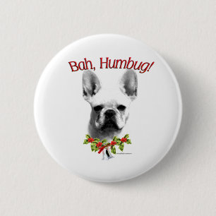 Macaron Rond 5 Cm Bah Humbug - Bouton