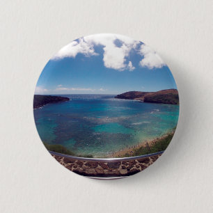 MACARON ROND 5 CM BAIE HAWAÏ DE HANAUMA