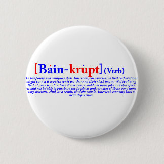 Macaron Rond 5 Cm Bain-krupt (verbe)