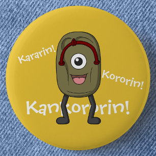 Macaron Rond 5 Cm Bakezori Sandale Fantôme - Yokai Drôle