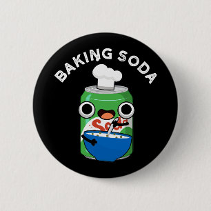 Macaron Rond 5 Cm Baking Soda Funny Soda Pop Pun Dark BG
