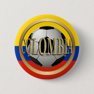 Macaron Rond 5 Cm Balle de football en Colombie
