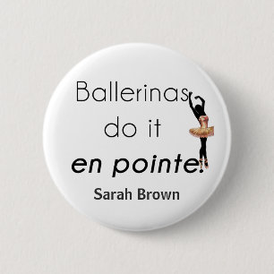 Macaron Rond 5 Cm Ballerinas donc !