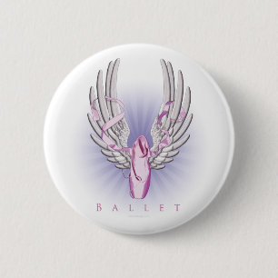 Macaron Rond 5 Cm Ballet ailé (danse)
