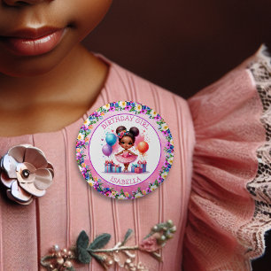 Macaron Rond 5 Cm Ballet Thématique Fête d'anniversaire de la fille