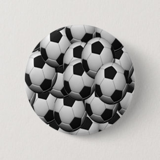 Macaron Rond 5 Cm Ballons de foot