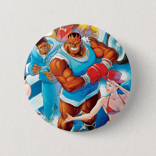Macaron Rond 5 Cm Balrog avant combat de rue