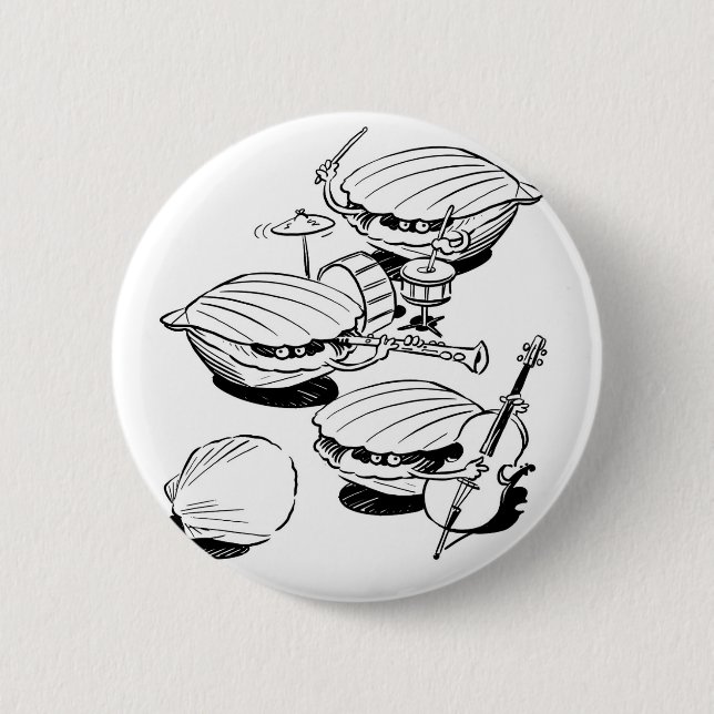 Macaron Rond 5 Cm Bande de feston (Devant)