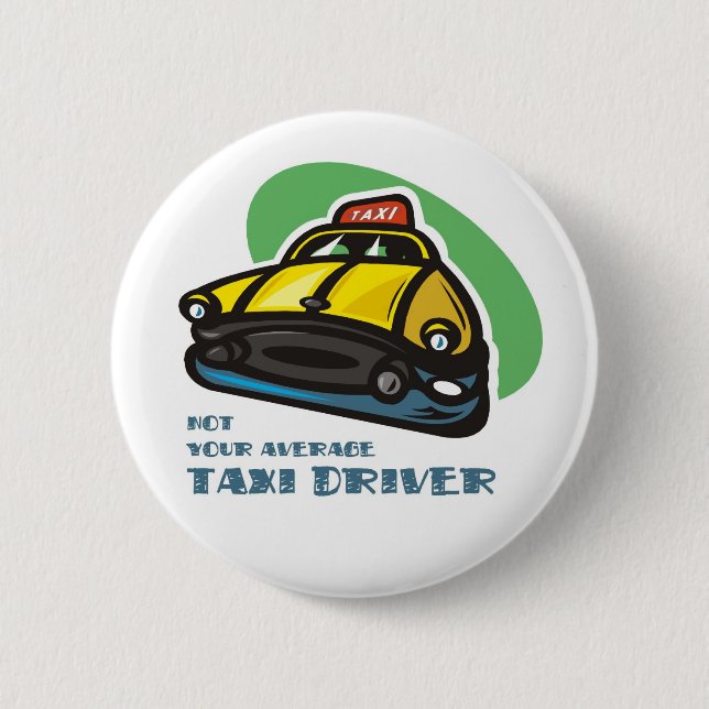 Macaron Rond 5 Cm Bande dessinée jaune de cabine : Non votre (Devant)