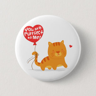 Macaron Rond 5 Cm Bande dessinée mignonne de chat de Kitty de