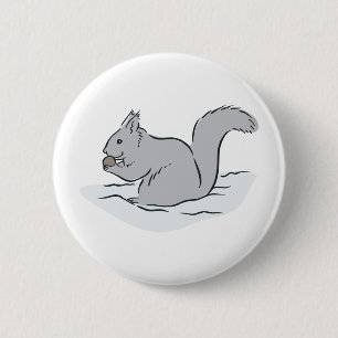 Macaron Rond 5 Cm Bande dessinée mignonne de marmottes de tamia de