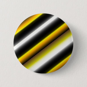 Macaron Rond 5 Cm Bandes arc-en-ciel blanc jaune