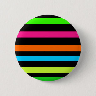 Macaron Rond 5 Cm Bandes néon