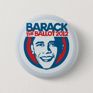 Macaron Rond 5 Cm Barack bouton pro-Obama du vote le '12