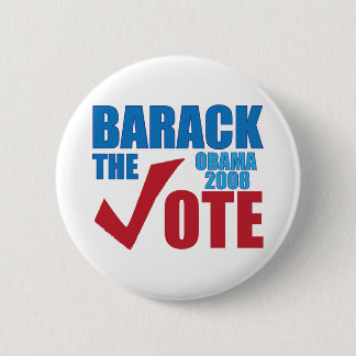 Macaron Rond 5 Cm Barack la campagne électorale 2008 d'Obama de vote
