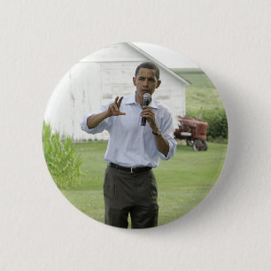 Macaron Rond 5 Cm Barack Obama