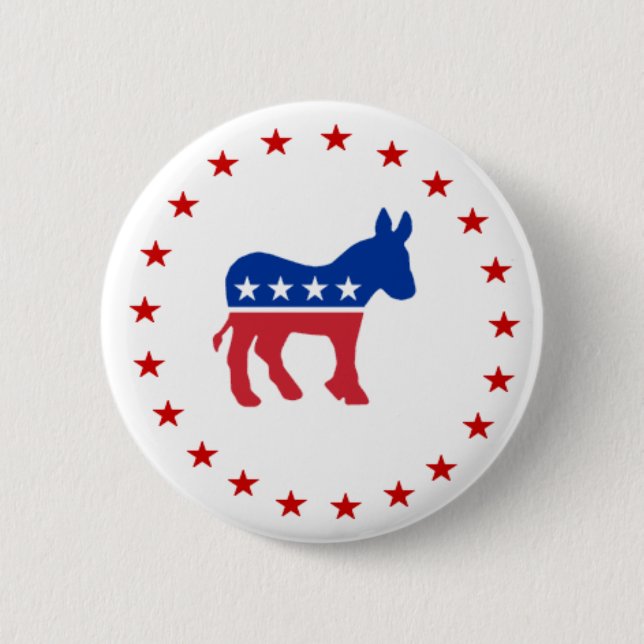 Macaron Rond 5 Cm Barack Obama (Devant)