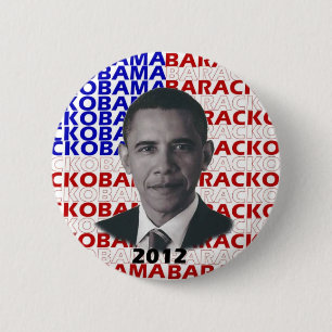 Macaron Rond 5 Cm Barack Obama 2012